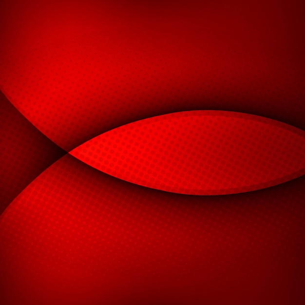 Fondo abstracto rojo ondulado