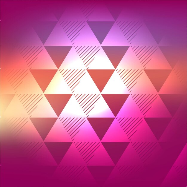 Fondo abstracto rosa con formas triangulares