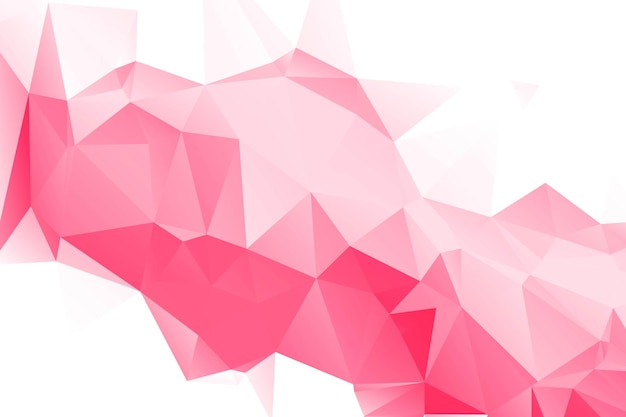 Fondo abstracto rosa poligonal
