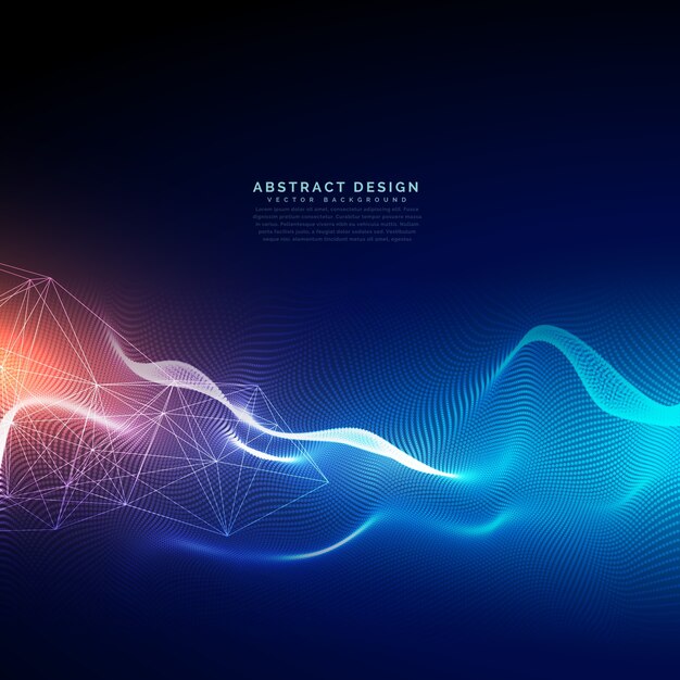 Fondo abstracto de tecnología con efecto de luz