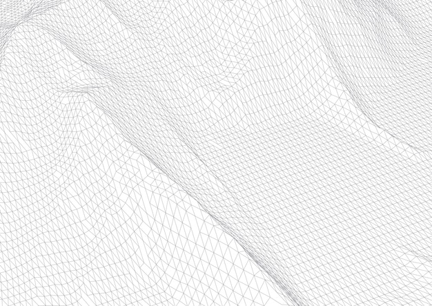 Fondo abstracto con terreno de estructura metálica en blanco y negro