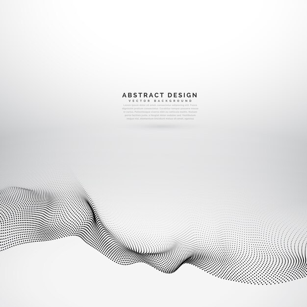 Fondo abstracto con textura punteada, efecto partículas