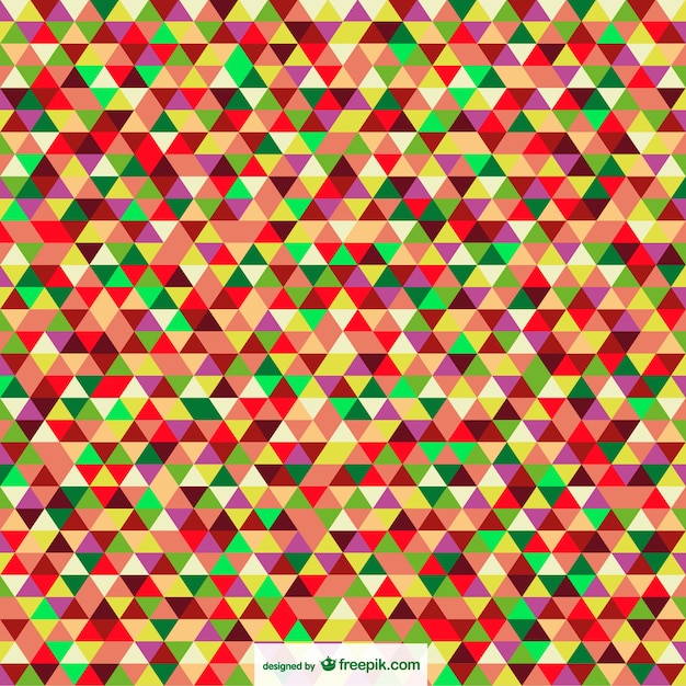 Fondo abstracto con tríangulos pequeños de colores