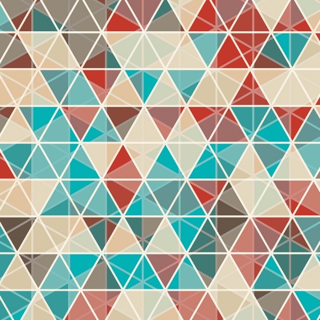El fondo abstracto de los triángulos
