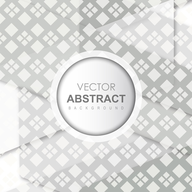 Fondo abstracto de Vector blanco