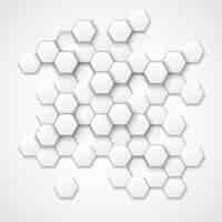 Vector gratuito fondo abstracto vector hexagonal. forma hexagonal, patrón hexagonal geométrico, textura hexagonal, ilustración hexagonal de decoración