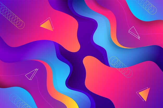 Fondo abstracto vibrante