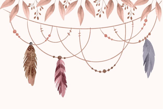 Fondo acuarela boho