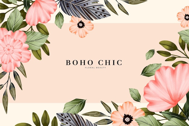 Fondo acuarela boho