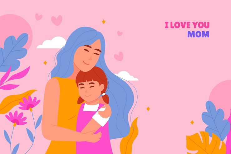 Vector gratuito fondo de acuarela para la celebración del día de la madre