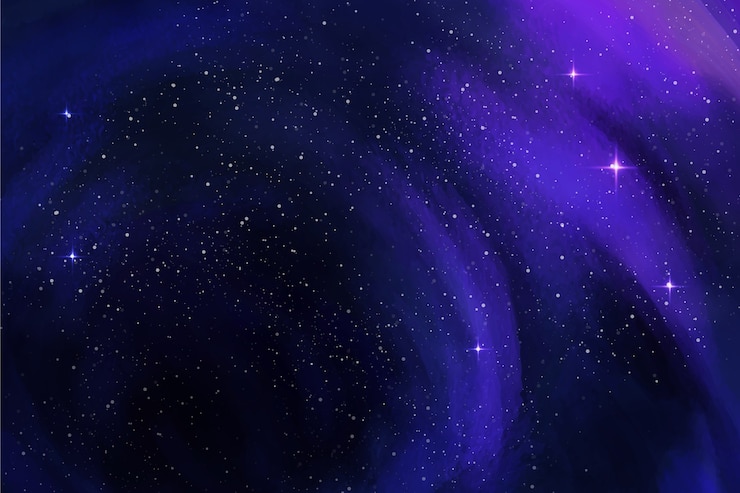 Vector gratuito fondo de la acuarela de galaxias