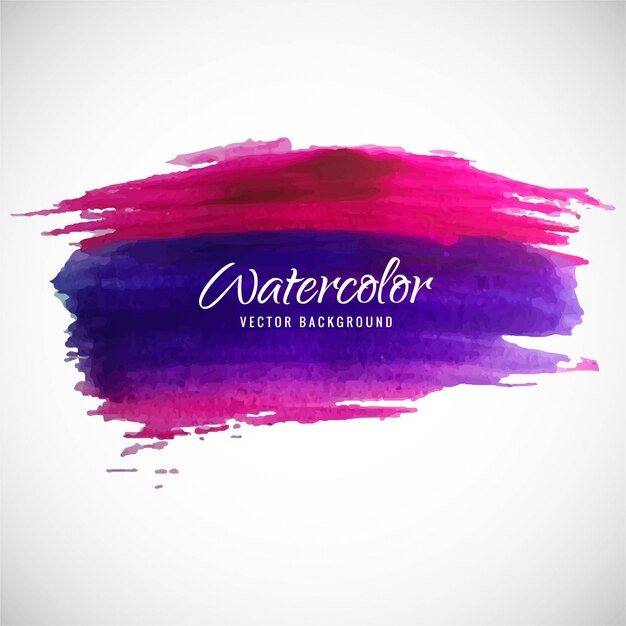 Fondo de acuarela multicolor, rosa y púrpura