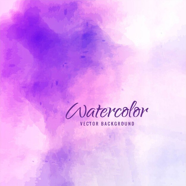 Fondo de acuarela rosa y púrpura