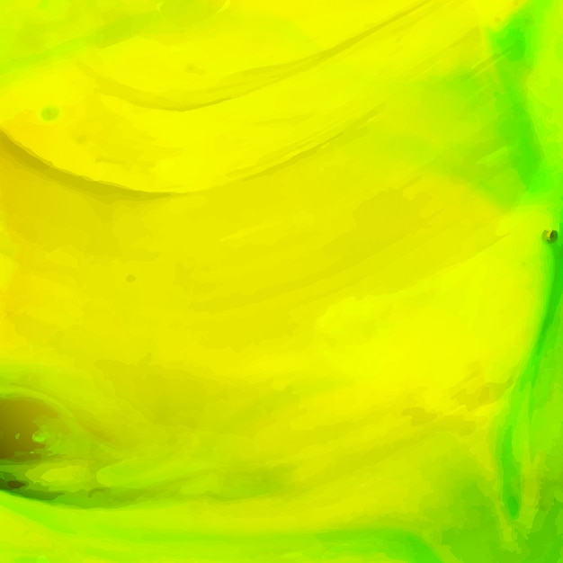 Fondo de acuarela verde y amarillo