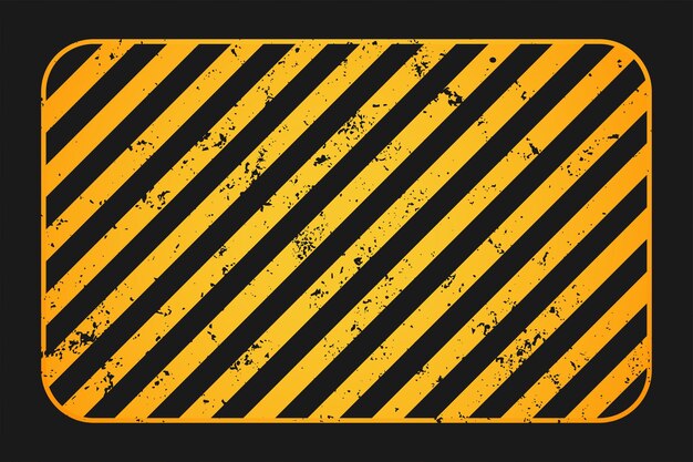 Fondo de advertencia de rayas negras y amarillas