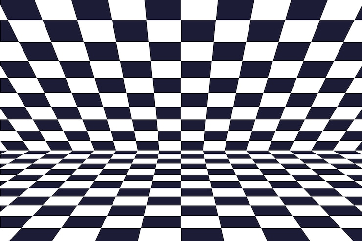 Vector gratuito fondo de ajedrez de diseño plano