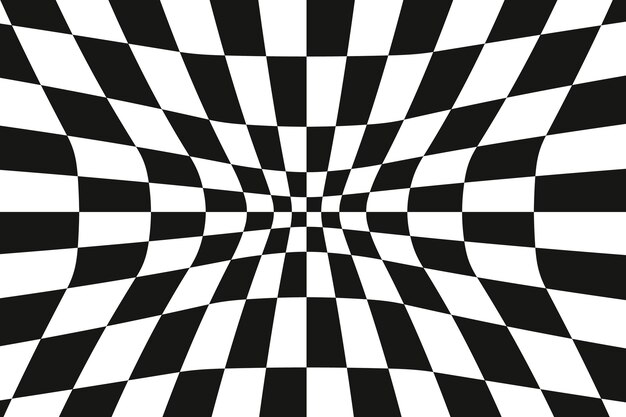 Fondo de ajedrez de diseño plano