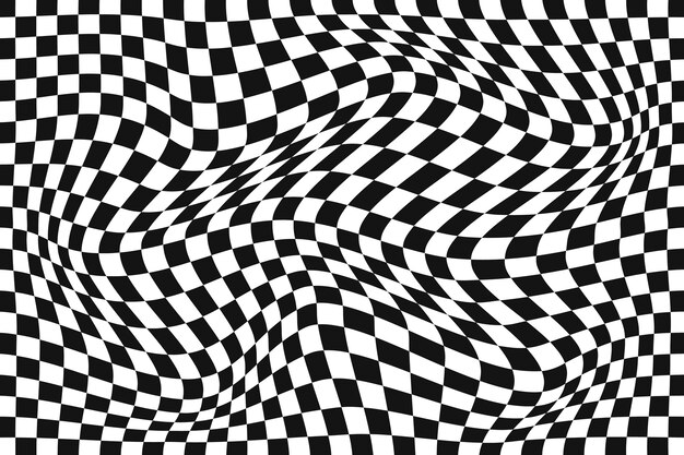 Fondo de ajedrez de diseño plano