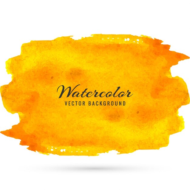 Fondo amarillo de acuarela