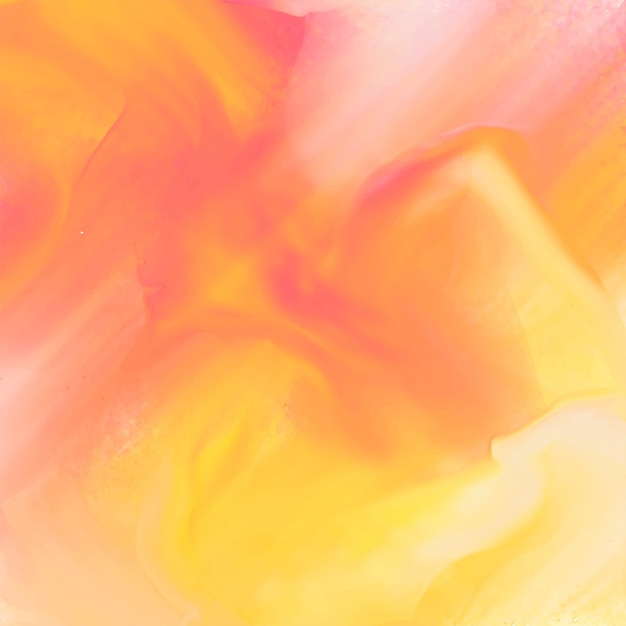 Vector gratuito fondo amarillo dibujado mano abstracta de la textura de la acuarela