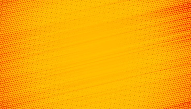 Vector gratuito fondo amarillo con diseño de líneas de medio tono
