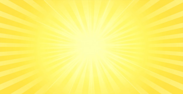 Fondo amarillo con efecto de luz brillante central