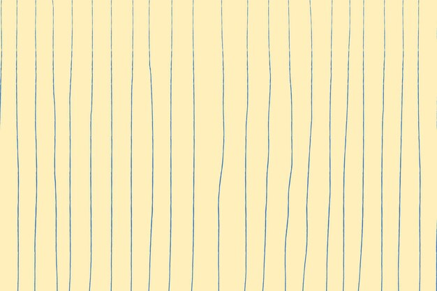 Fondo amarillo, patrón de doodle, vector de diseño simple