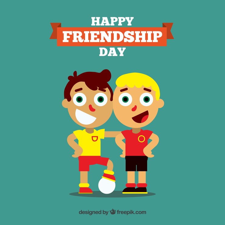 Vector gratuito fondo de amigos de fútbol 