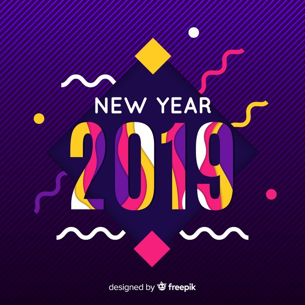 Fondo de año nuevo 2019 
