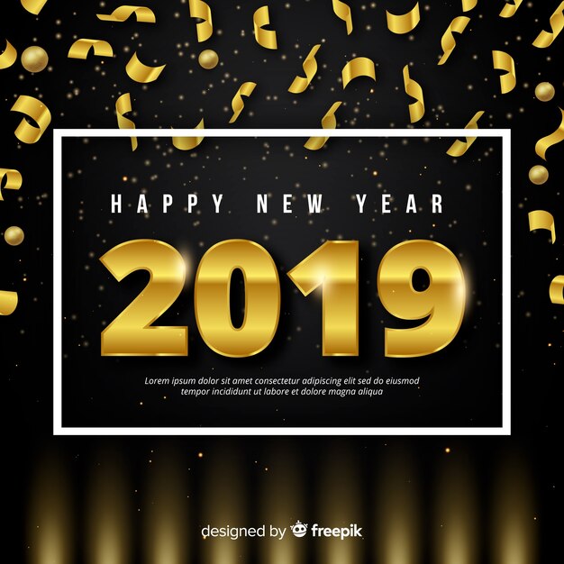 Fondo de año nuevo 2019