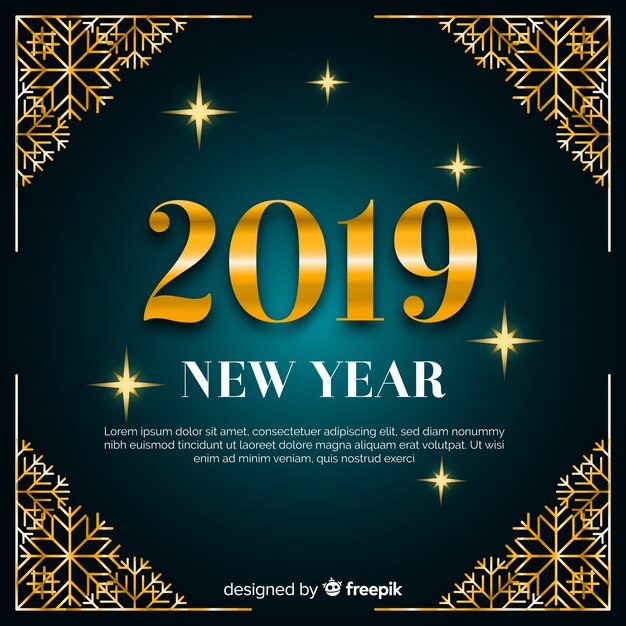 Fondo de año nuevo 2019 