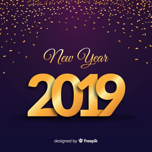 Fondo de año nuevo 2019