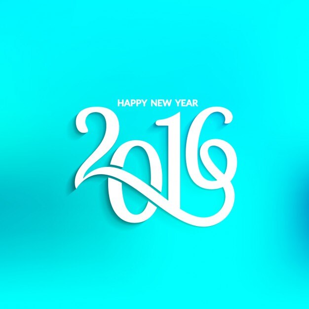 Fondo de año nuevo azul