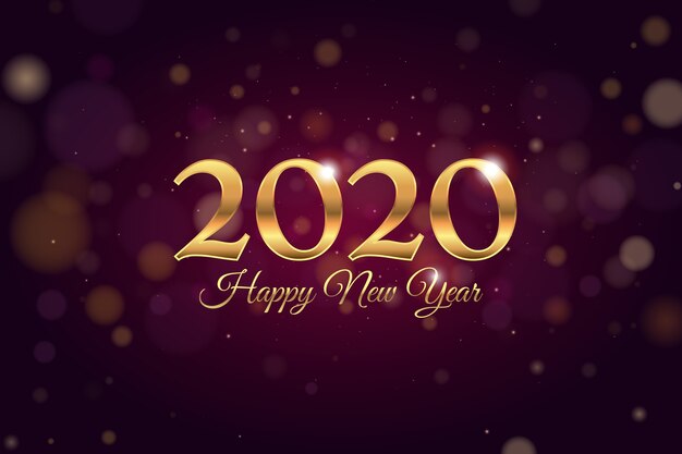 Fondo año nuevo borrosa