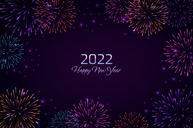 Fondo de año nuevo realista