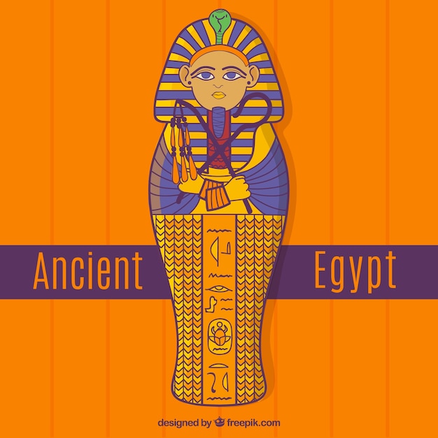 Vector gratuito fondo de antiguo egipto
