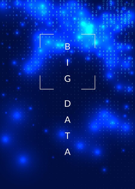 Fondo de aprendizaje profundo Tecnología para la visualización de big data inteligencia artificial y computación cuántica Plantilla de diseño para el concepto de servidor Fondo de aprendizaje profundo digital