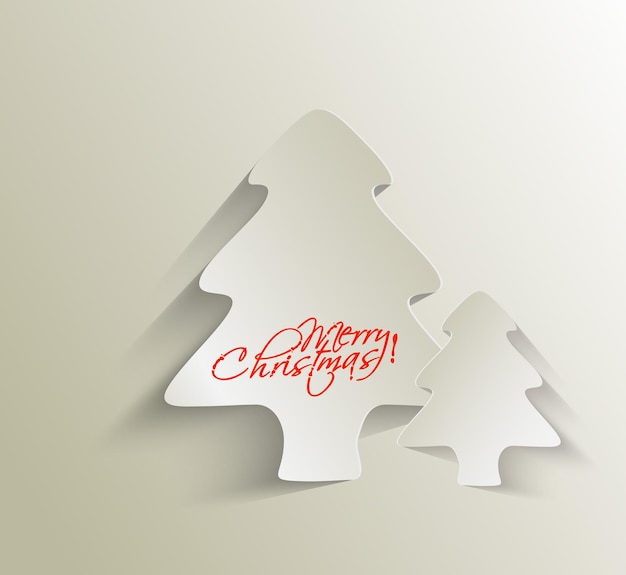 Fondo de árbol de Navidad abstracto moderno, ilustración vectorial.