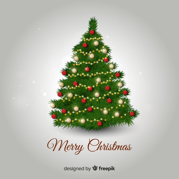Fondo de árbol de navidad 