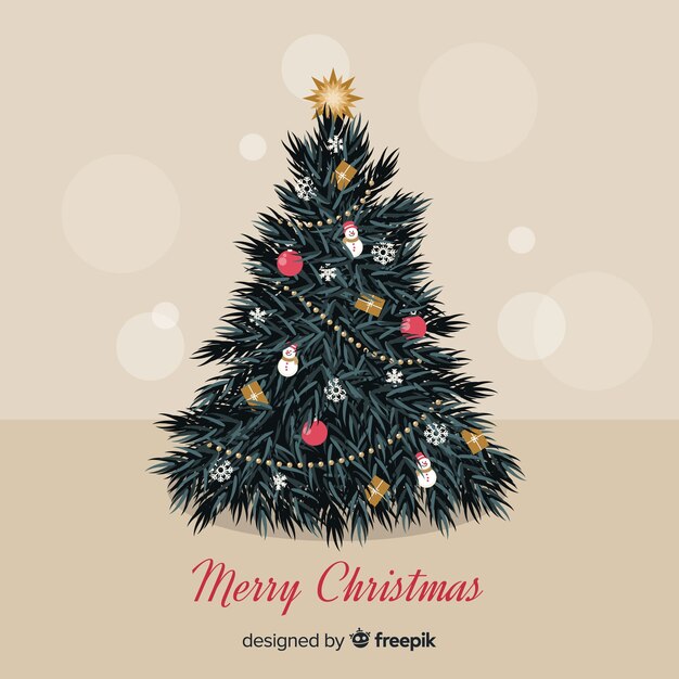 Fondo de árbol de navidad