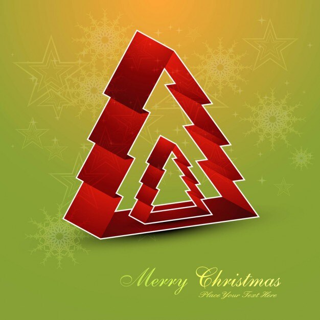 Fondo de árboles de navidad rojos