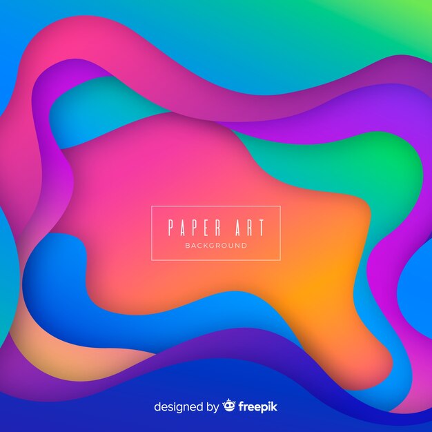 Fondo de arte de papel difuminado