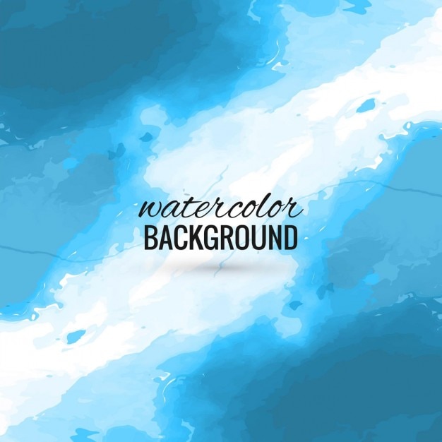 Fondo artístico con acuarela azul