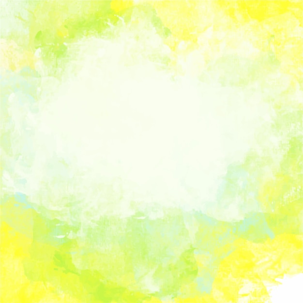 Vector gratuito fondo artístico amarillo de acuarela