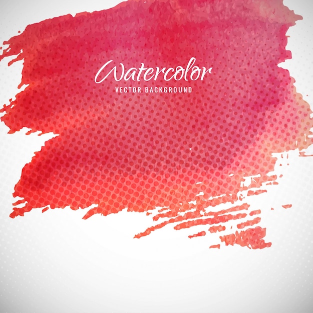 Fondo artístico con textura de acuarela, color rojo