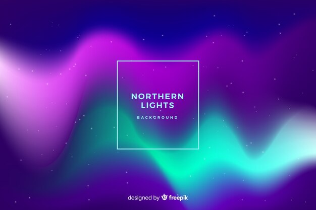 Fondo aurora boreal