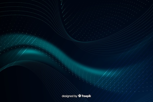 Fondo azul abstracta tecnología