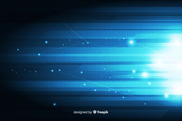 Fondo azul abstracta tecnología