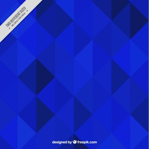Fondo azul abstracto en diseño plano 