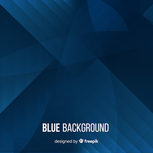 Fondo azul abstracto con estilo elegante